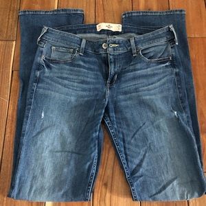 Hollister boot cut jeans!